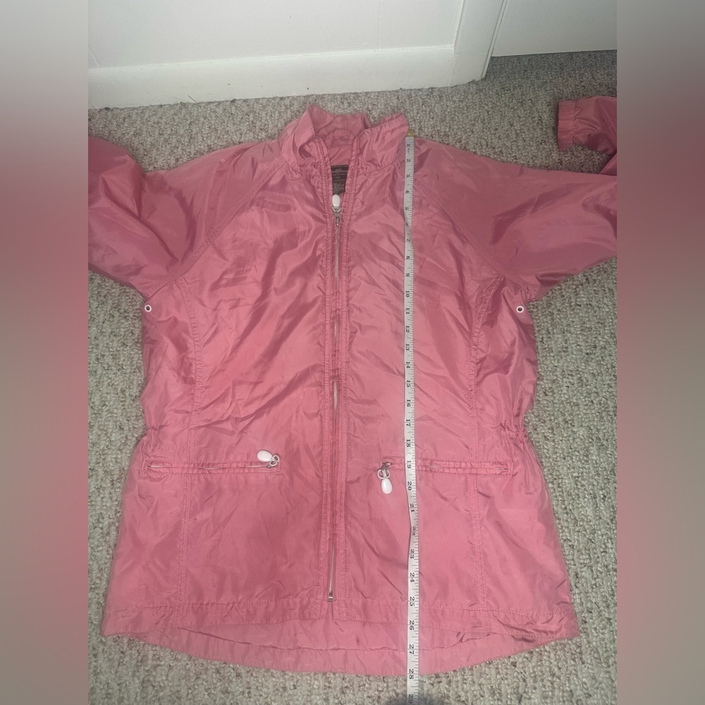 Eddie Bauer Pink Outdoor Windbreaker Jacket size M - Picture 7 of 10